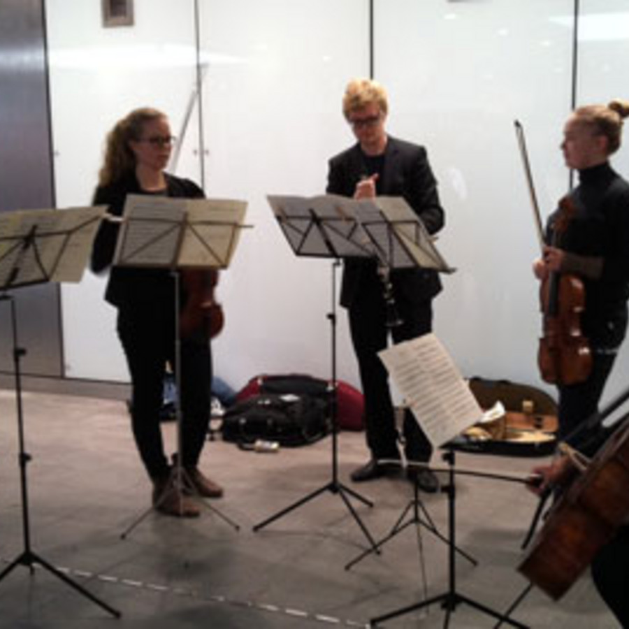 Mozarts klarinetkvintet på Frederiksberg Metrostation
